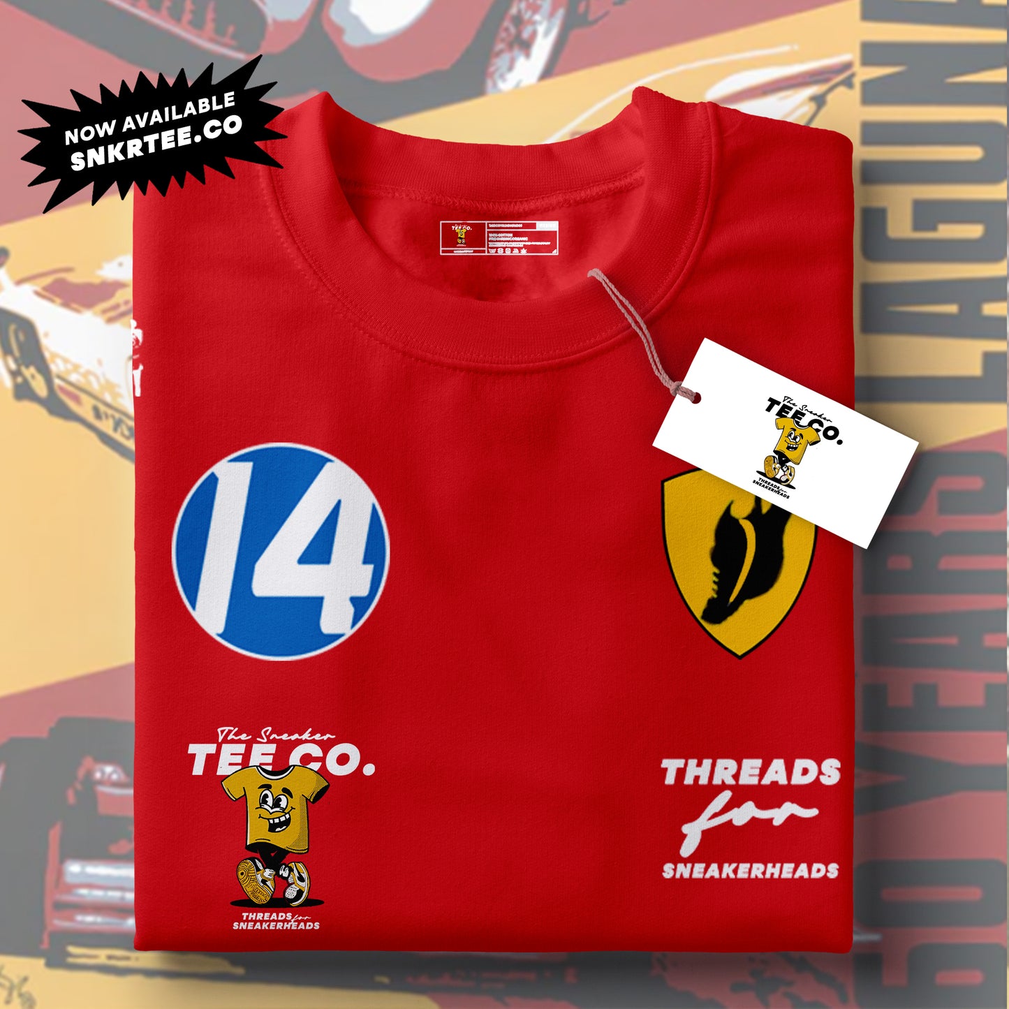 Air Jordan 14 - Ferrari "Racing Co. 14" Tee