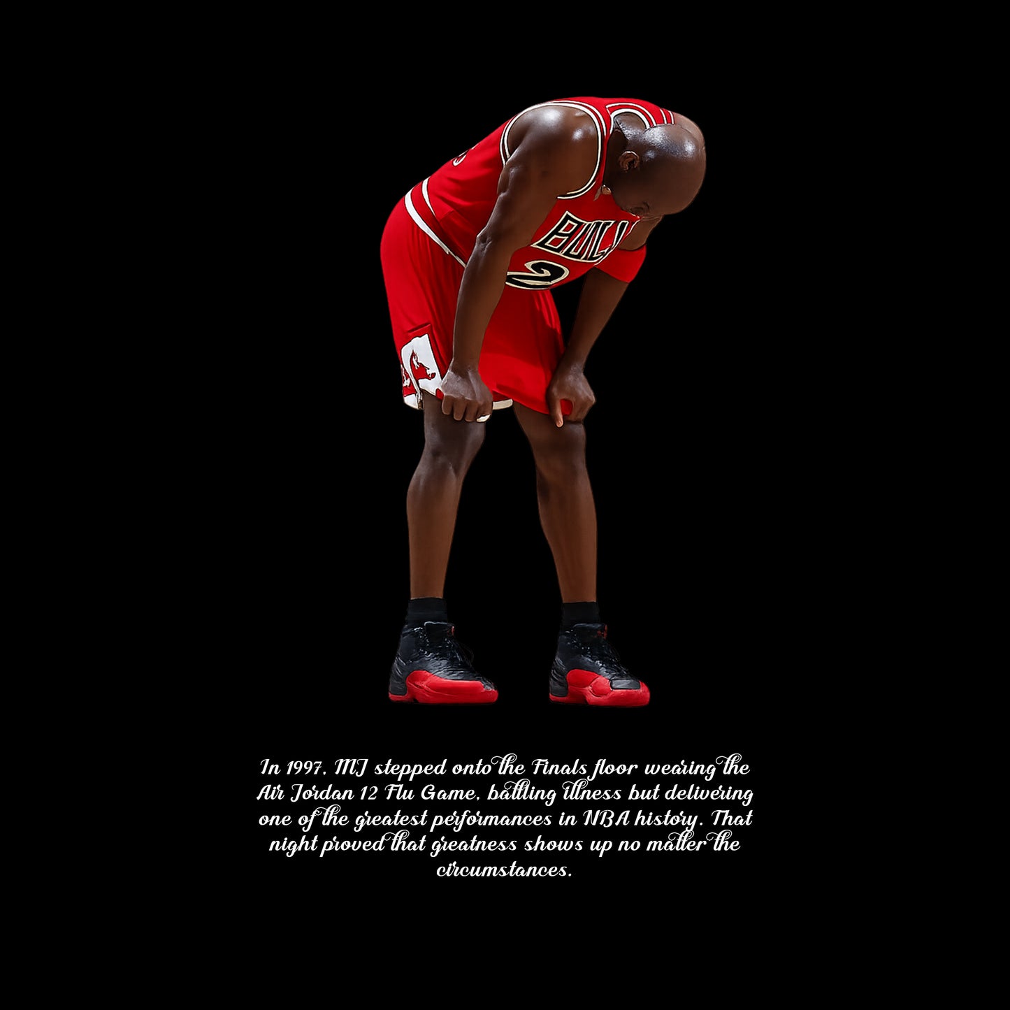 Air Jordan 12 - Flu Game "Flu Season" Tee