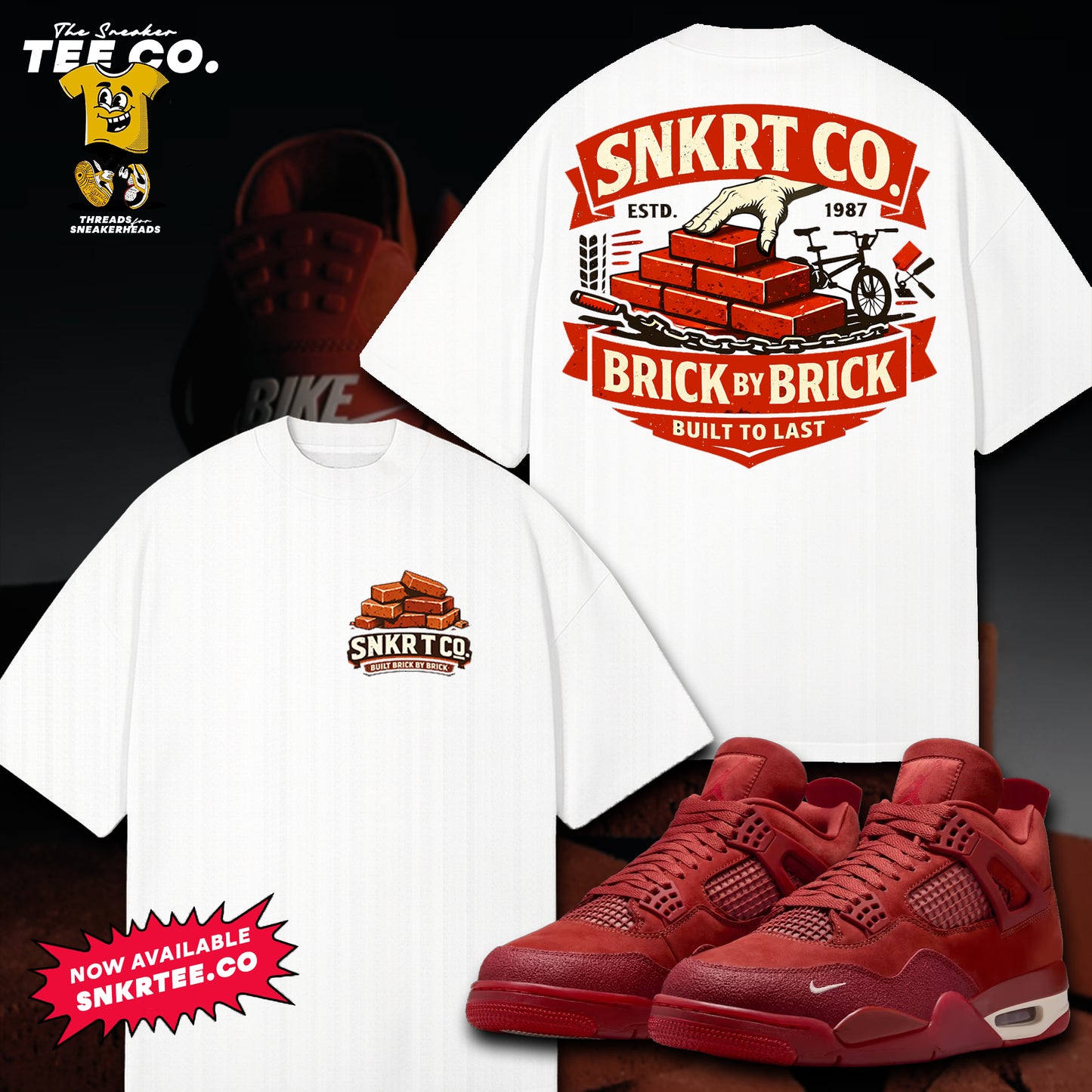 Air Jordan 4 - Nigel "Brick x Brick" Tee