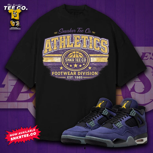 Air Jordan 4 - Lakers "ATHLETICS" Tee