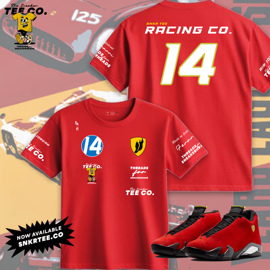 Air Jordan 14 - Ferrari "Racing Co. 14" Tee