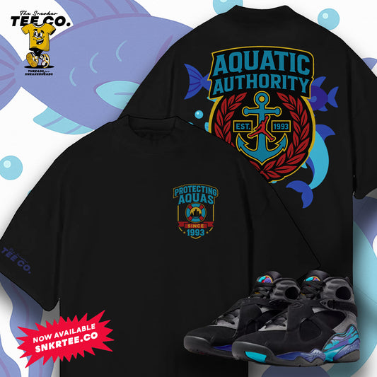 Air Jordan 8 - Aqua "Aqua Authority" Tee