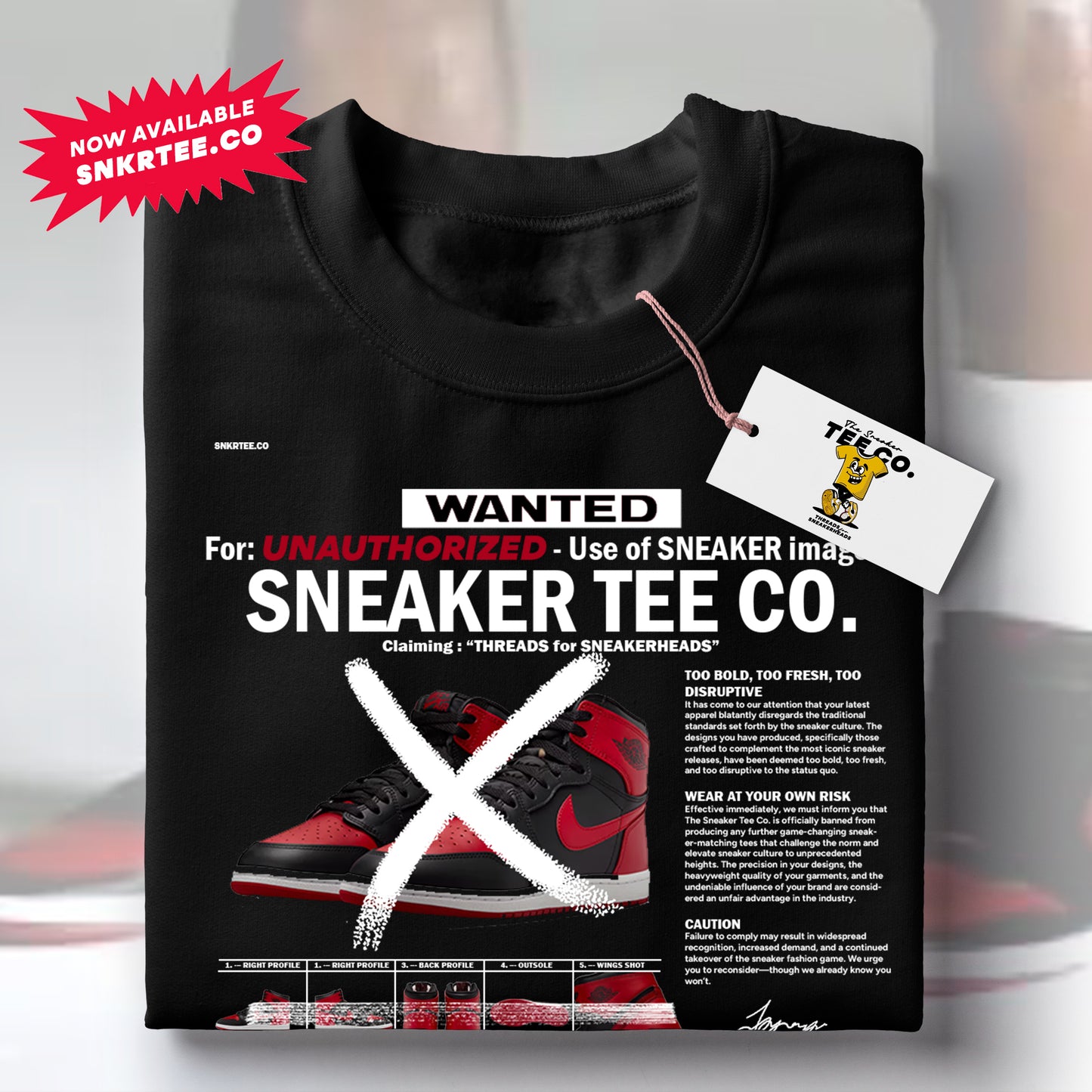 Air Jordan 1 - Bred High 85 "Banned" Tee