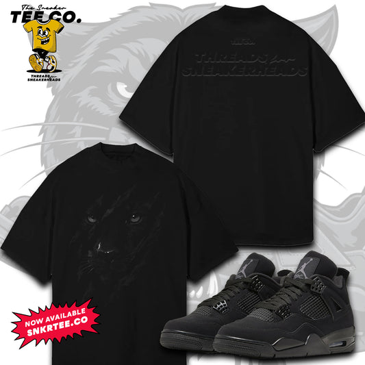 Air Jordan 4 - Black Cat "Stealth" Tee