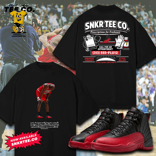 Air Jordan 12 - Flu Game "Flu Season" Tee
