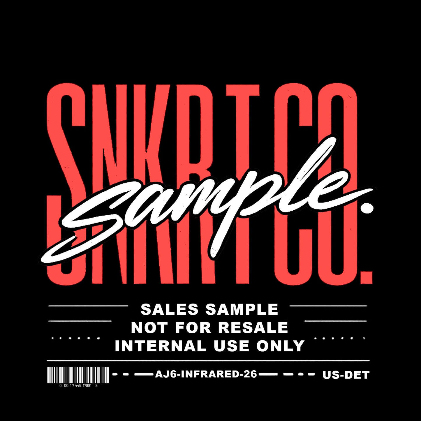 Air Jordan 6 - Infrared Salesman "Sample" Tee