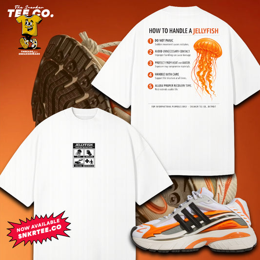 Adidas x Pharrell Adistar Virginia - Jellyfish Orange "Handle with care" Tee